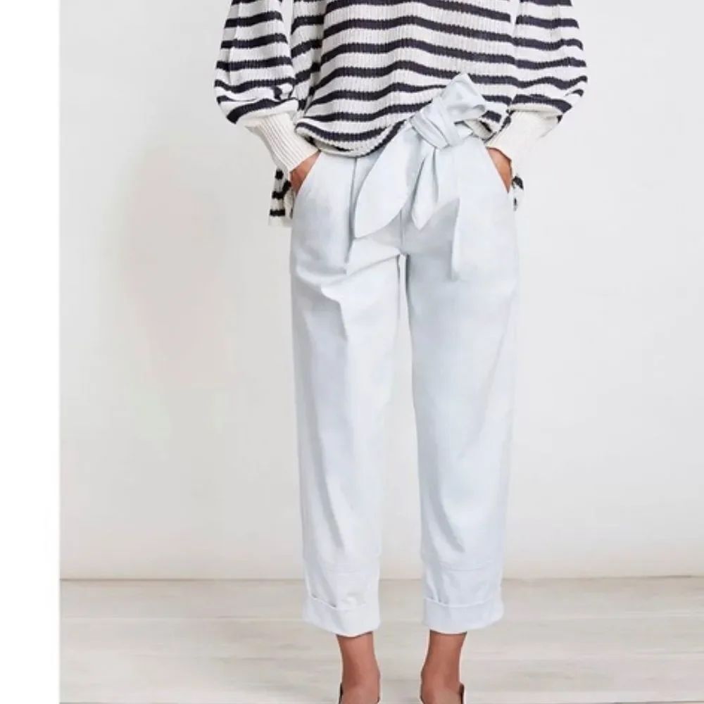 Apiece Apart Bendita Tie-Waist Pleated Pants 6